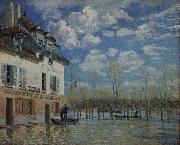 Painting of Alfred Sisley in the Orsay Museum Alfred Sisley
